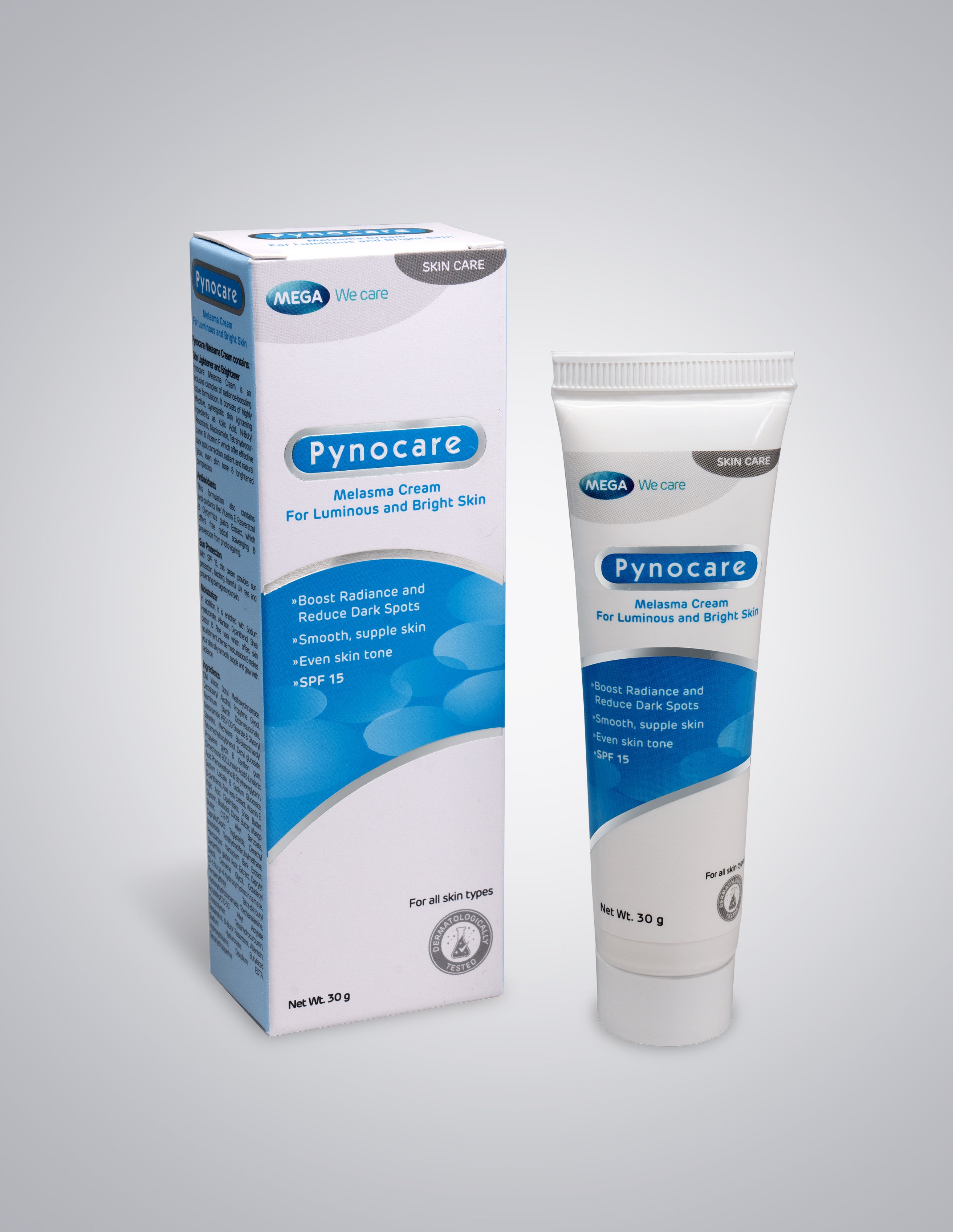 pynocare cream box and tube right