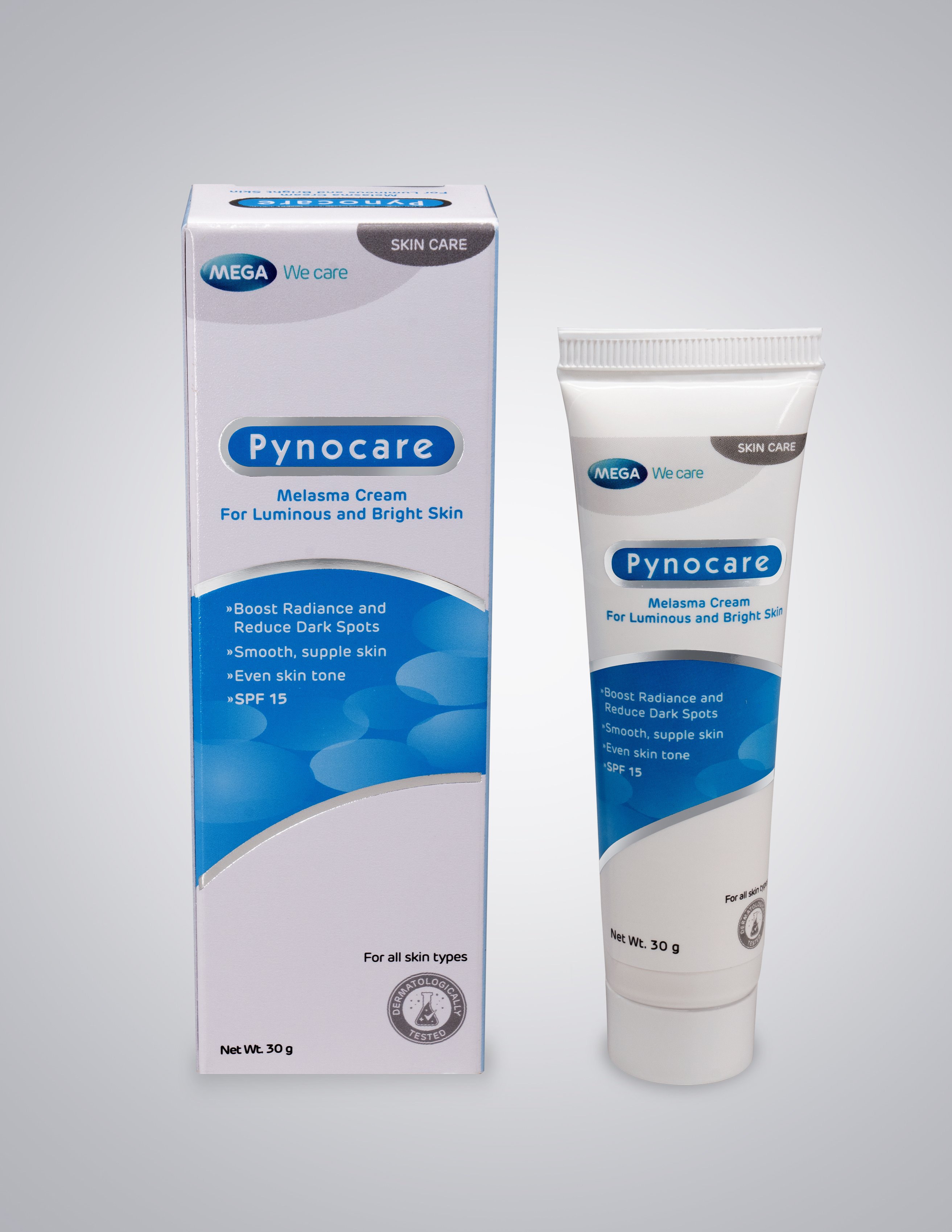 pynocare cream box and tube